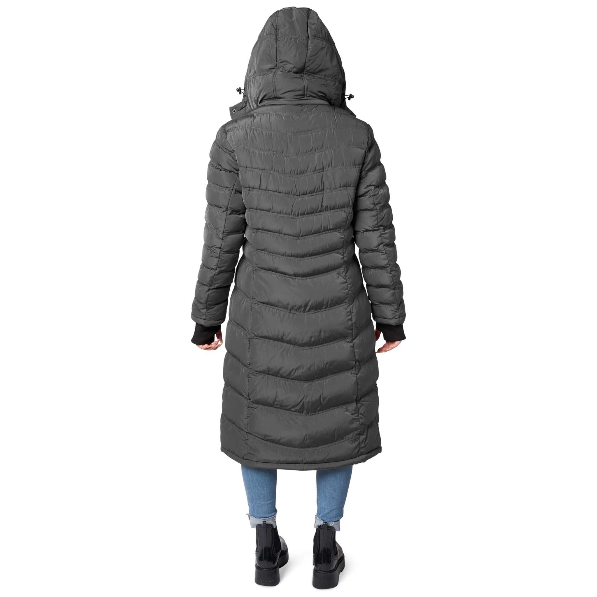 Bernardo hooded maxi online puffer coat